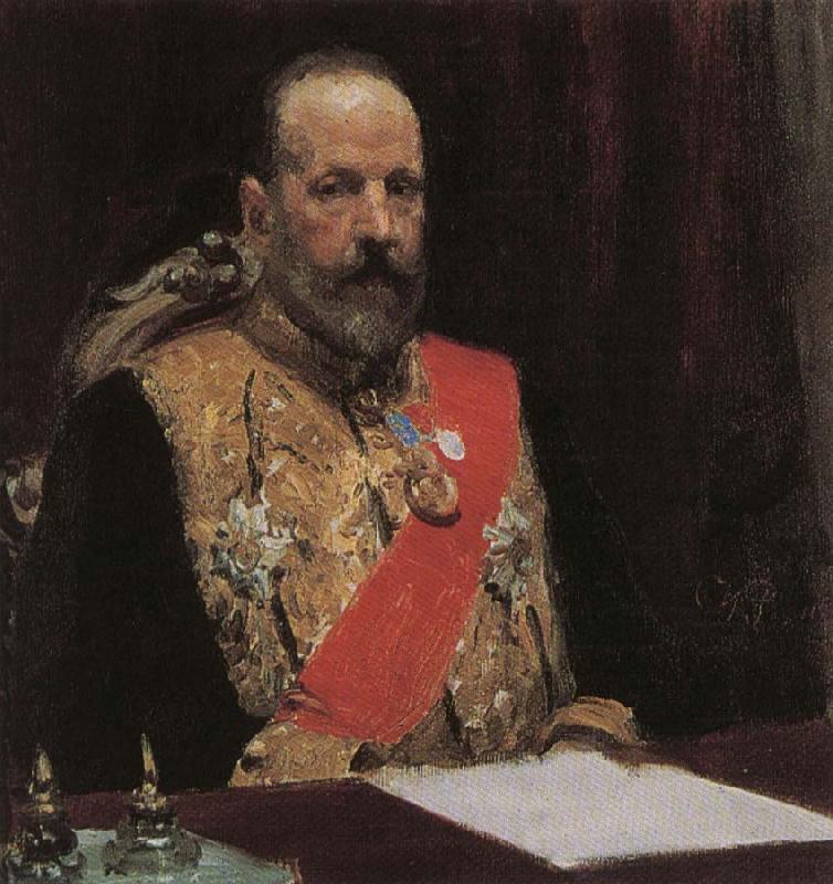 Ilya Repin Portrait of Sergei witte